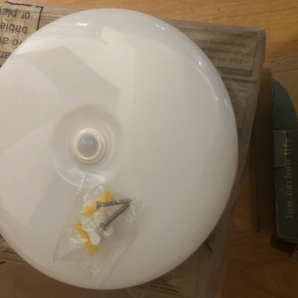 White Ceiling Light Fixture Dome 6 pack